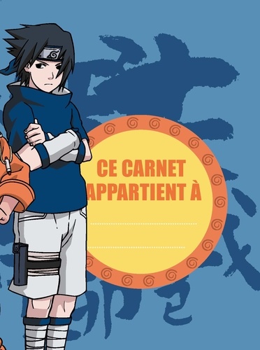 Carnet secret Naruto. Avec 1 stylo à encre invisible et 1 cadenas 100 % secure