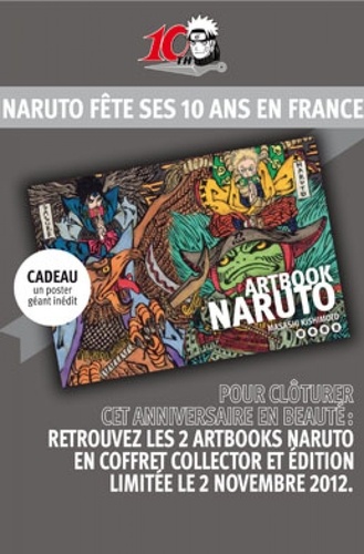 Masashi Kishimoto - Naruto Artbooks - Coffret 2 volumes.