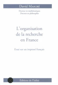 L'organisation de la recherche en France