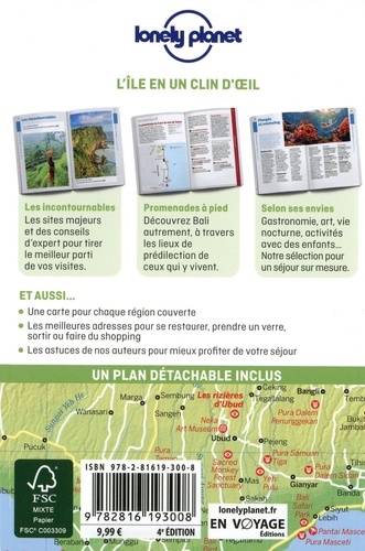 Bali en quelques jours 4e édition -  avec 1 Plan détachable