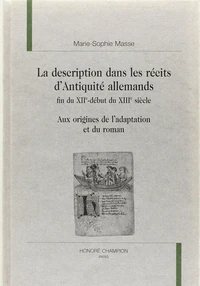 La description dans les récits d'Antiquité allemands