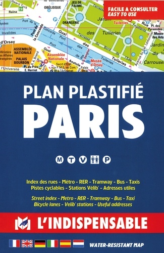  Massin - Paris plan plastifié.