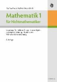 Mathematik 1 für Nichtmathematiker - Grundbegriffe - Vektorrechnung - Lineare Algebra und Matrizenrechnung - Kombinatorik - Wahrscheinlichkeitsrechnung.