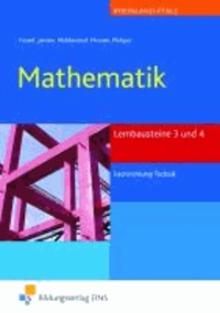 Mathematik. Lernbausteine 3 und 4 Rheinland-Pfalz - Fachrichtung Technik Lehr-/Fachbuch.