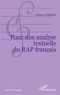 Mathias Vicherat - Pour Une Analyse Textuelle Du Rap Francais.