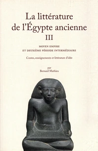 La littérature de l'Egypte ancienne