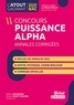 Mathieu Boussiron et Cynthia Alland-Gutierez - Concours Puissance alpha - Annales corrigées Physique, Chimie, Biologie et Mathématiques de 2016 à 2019.