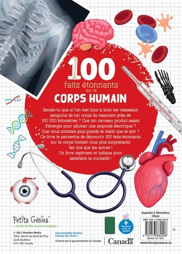 100 faits étonnants sur le corps humain