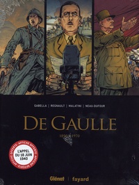 Mathieu Gabella et Christophe Regnault - De Gaulle  : Coffret en 3 volumes : Tomes 1 à 3 - Avec en cadeau l'affiche de l'Appel du 18 juin 1940.