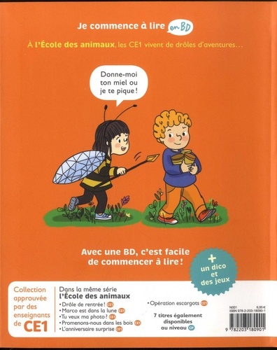 Je commence à lire en BD - CE1  La reine des abeilles