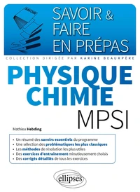 Physique chimie mpsi