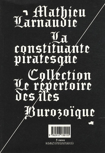 Mathieu Larnaudie - La constituante piratesque.