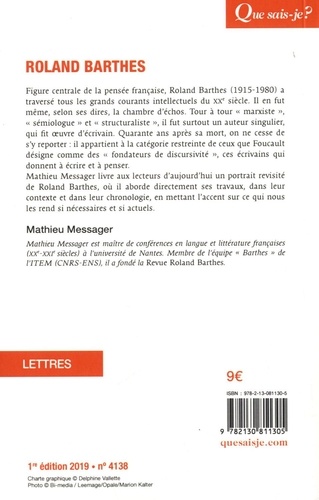 Roland Barthes  Edition 2019