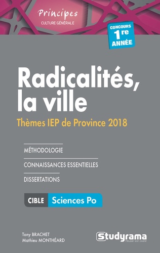 Mathieu Monthéard - Radicalités, la ville - Thèmes IEP.