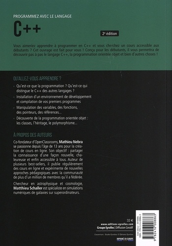 Programmez avec le langage C++ 2e édition