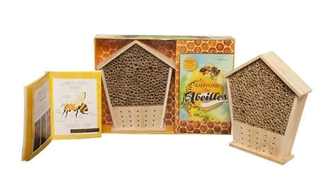 Coffret Sauvons les abeilles. Avec un abri à abeilles