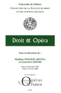 Droit et Opéra