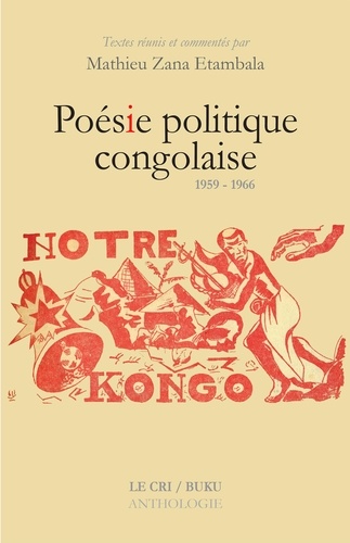 Poésie politique congolaise. 1959-1966