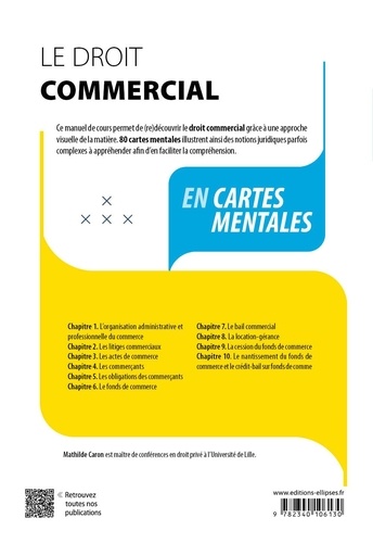 Mathilde Caron Le droit commercial en cartes mentales - Mathilde Caron - Livres ...