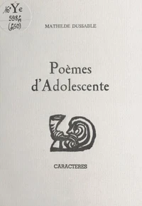 Poèmes d'adolescente