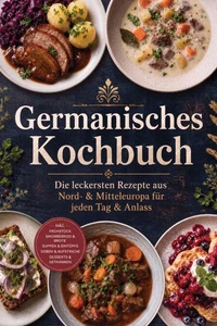 Germanisches Kochbuch: Die leckersten Rezepte aus Nord- &amp; Mitteleuropa für jeden Tag &amp; Anlass – inkl. Frühstück, Smorrebrod &amp; Brote, Suppen &amp; Eintöpfe, Soßen &amp; Aufstriche, Desserts &amp; Getränken