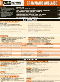 Grammaire anglaise