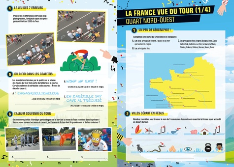 Cahier de vacances adultes Tour de France - 21... de Mativox - Grand Format  - Livre - Decitre