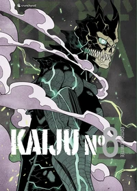 Coffret avec le tome 11, le roman Kaiju N°8 immersion dans la 3e unité !, 1 jaquette réversible, 1 plaque métal