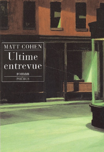Matt Cohen - .