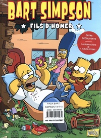 Matt Groening - Bart Simpson  : Pack 2 volumes : Tome 3, Fils d'Homer ; Tome 10, Un livre diabolique !.