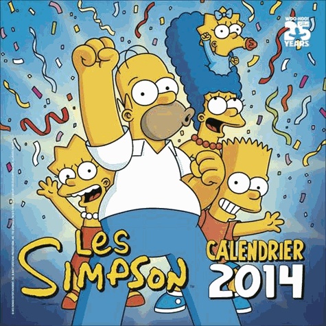 Matt Groening - Calendrier Simpson 2014.