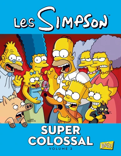 Couverture de Les Simpson - Super colossal n° 2 Les Simpson : super colossal : Volume 2