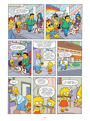 Les Simpson Tome 1 Camping in foufièle. Edition en picard