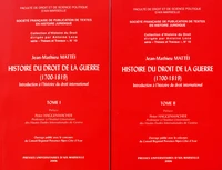 Histoire du droit de la guerre (1700-1819)