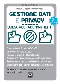 Matteo D'Argenio et Monica Gobbato - Gestione dati e privacy.