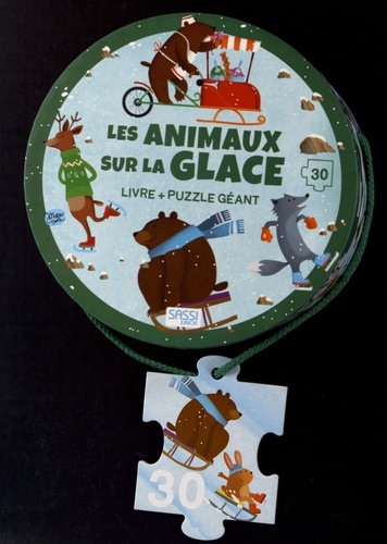 Matteo Gaule - Les animaux sur la glace - Livre + puzzle géant.