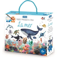 Puzzle magique à l'eau. La mer