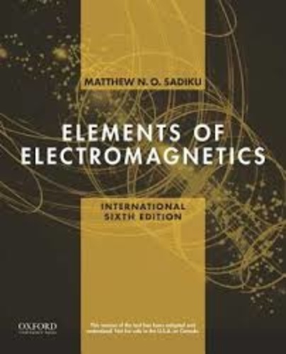 Elements of Electromagnetics de Matthew Sadiku - Livre - Decitre
