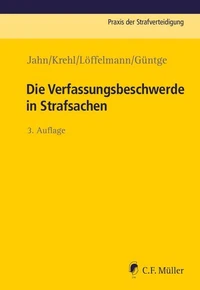 Die Verfassungsbeschwerde in Strafsachen