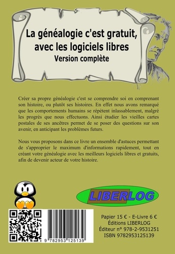 La généalogie c'est gratuit, avec les logiciels libres