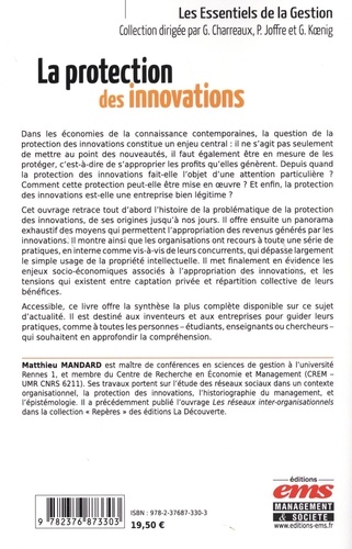 La protection des innovations