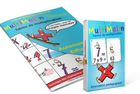 Multimalin Tables de multiplication. Pack le cahier d'apprentissage + le jeu de 56 cartes