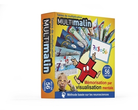 Matthieu Protin - Tables de multiplication - Jeu de 56 cartes, mémorisation par visualisation mentale.