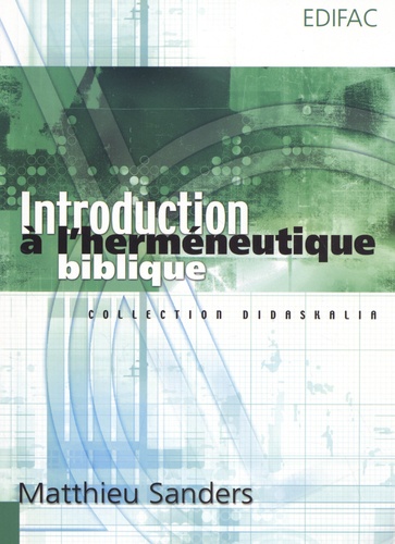 Introduction à l'herméneutique biblique