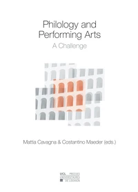 Philology and Performing Arts