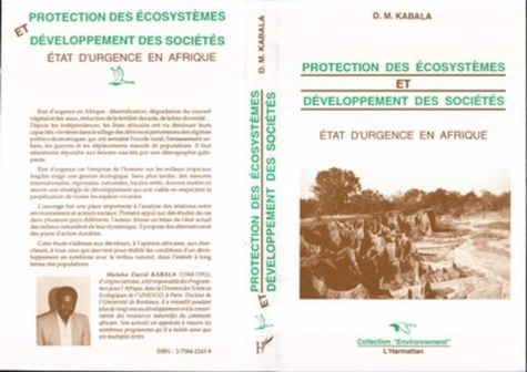 Matuka-David Kabala - Protection des écosystèmes et développement des sociétés - États d'urgence en Afrique.