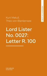 Lord Lister No. 0027: Letter R. 100