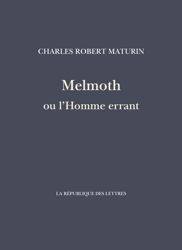 Melmoth ou l'Homme errant 1e édition