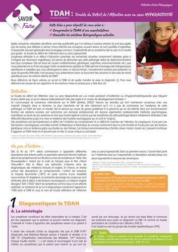 Tdah Trouble Du Déficit De Lattention Avec Ou Sans Hyperactivité Poche - 