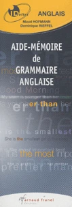 Aide-mémoire de grammaire anglaise